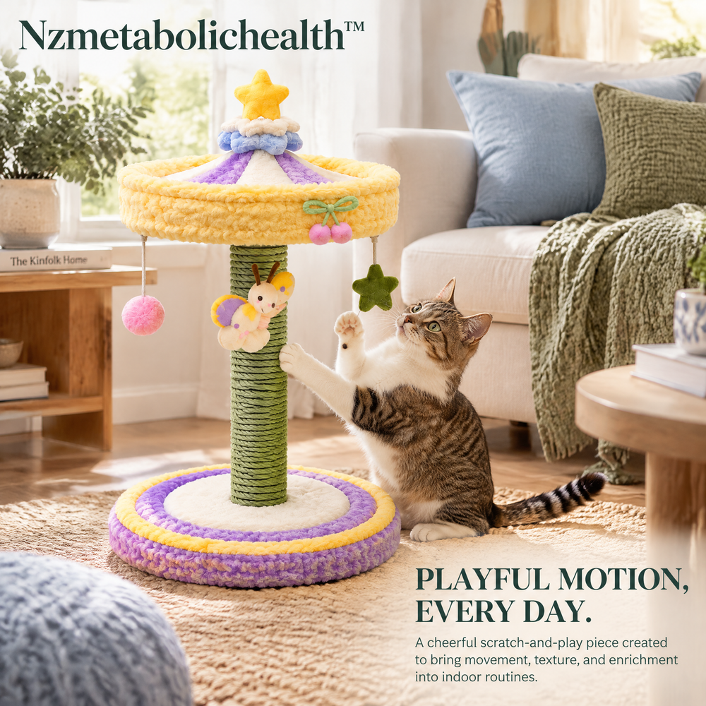 Nzmetabolichealth™ Star Carousel Cat Scratcher